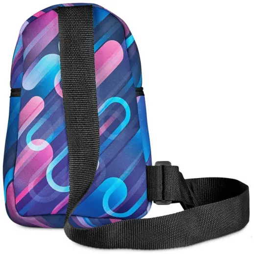 Hoppla Golden Mile Neoprene Cross Body Bag Back